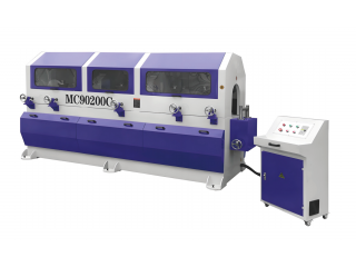 MC90200C双刀盘重型圆棒机（送料轮双进双出）